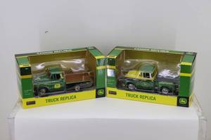 lot 30 image: (2) John Deere 124 Replica Diecast