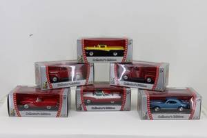 lot 33 image: 143 Diecast (2) 48 F1 Fords, 55 Crown Victoria, 67 Camaro, 57 Ranchero, 55 Thunderbird