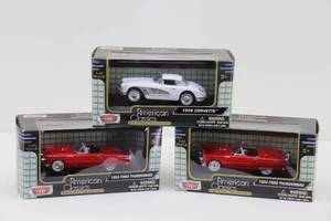 lot 35 image: 143 Diecast 58 Corvette, (2) 56 Ford Thunderbirds