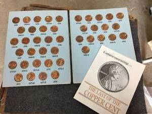 lot 58 image: Lincoln Memorial Complete Date Set 1959 - 1982D