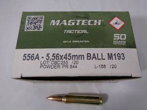 50 Rounds 5.56 Rifle Ammo