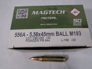 50 Rounds 5.56 Rifle Ammo