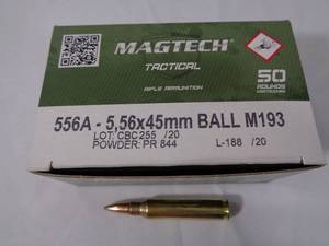 50 Rounds 5.56 Rifle Ammo