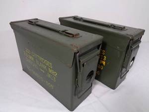 Pair of 30 Cal. US Military Ammo Cans