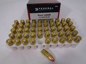 50 Rounds 9mm Luger