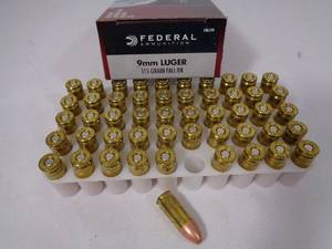 50 Rounds 9mm Luger