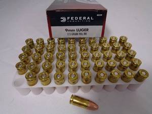50 Rounds 9mm Luger