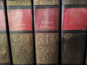 lot 14 image: Set of 12 Giant International Series Hardbound Leather Book Collection