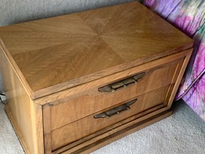 lot 45 image: Fancher Mid Century Night Stands (Pair)
