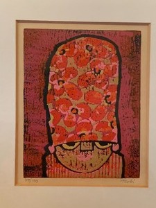 lot 59 image: Original Woodcut by Al Robi (1922-2007)