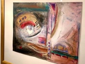 lot 65 image: Framed Original Contemporary Mixed Media Art by Dex Verner