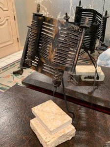lot 64 image: Sculpture by Chaim Hendin- The Torah