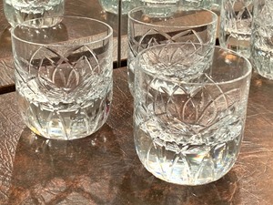lot 103 image: BLOCK Crystal Cocktail Double Old Fashioned  Crystal Rainbow Glass 