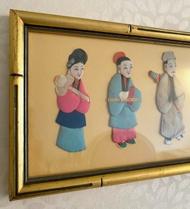 lot 107 image: Framed Asian Inspired Art