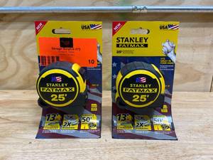 STANLEY Lot of 2-  FATMAX 25 ft. Tape Measures