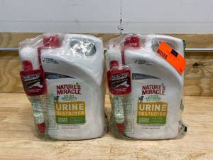 NATURES MIRACLE Lot of 2- AccuShot� Urine Destroyer Power Sprayer