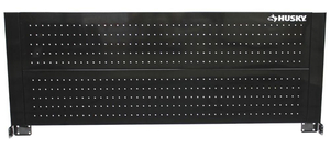 HUSKY 52 in. Pegboard Back Wall for Tool Cabinet, Black