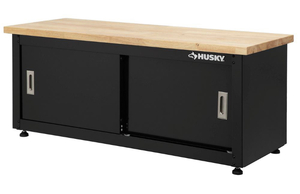 HUSKY 20 in. H x 48 in. W x 18 in. D Steel Storage Bench