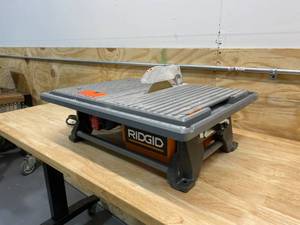 RIDGID 6.5 Amp Corded 7 in. Table Top Wet Tile Saw