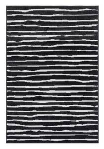 UNIQUE LOOM Sabrina Soto Black 4 ft. x 6 ft. Ola IndoorOutdoor Area Rug