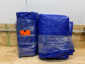 Lot of 2-  Blue Tarps
