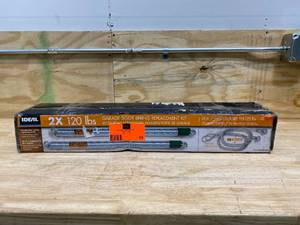 IDEAL SECURITY Lot of 2-  120 lbs. Green Garage Door Extension Spring with Safety Cables (2-Pack)