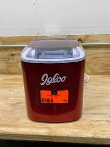 IGLOO 26-Pound Portable Ice Maker, Retro Red