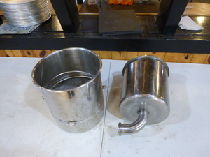 Commercial Sifter and Pot with Drain