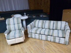 Couch and Rocker Recliner