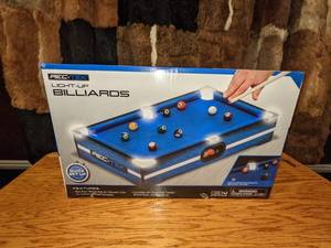 lot 195 image: Rec-Tek Light-Up Billiards Game