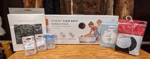 lot 120 image: Stokke Flexi Bath Bundle Pack & More
