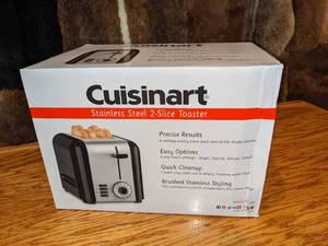 lot 162 image: Cuisinart Stainless Steel Two Slice Toaster