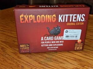 lot 170 image: Exploding Kittens Original Edition Game