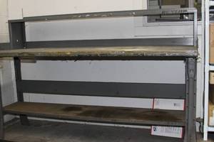 lot 9 image: Industrial  Commercial Work Bench Workbench Shop Table