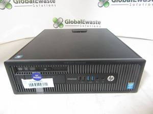 lot 48 image: HP&nbspEliteDesk 800 G1 SFF&nbspIntel(R) Core(TM) i5-4590 CPU  3.30GHz 8GB RAM 500GB HD