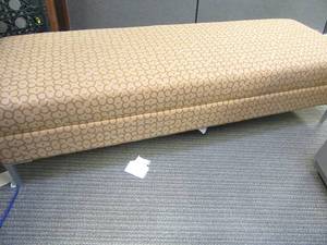 lot 53 image: 24x72 Ornge Bench