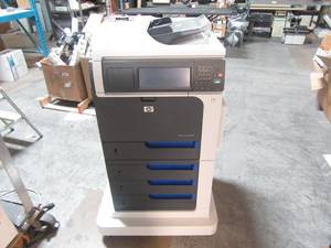 lot 68 image: HP Color LaserJet CM4540 MFP  on wheels 