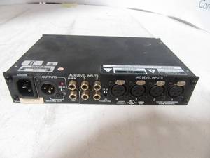 lot 23 image: SHURE SCM268 microphone mixer
