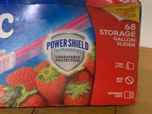 lot 9 image: Ziploc Gallon Slider Bags