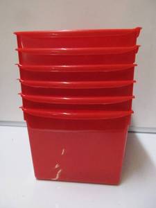 lot 136 image: Red Bins