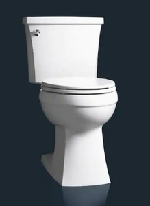 lot 2 image: New KOHLER Elliston White WaterSense Elongated Comfort Height 2-Piece Toilet 12-in Rough-In Size (ADA Compliant)