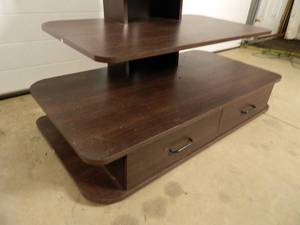 lot 11A image: TV Stand  Entertainment Center with Storage Drawers