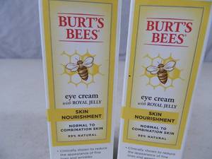 lot 29 image: 2 New Bottles of Burt Bees Eye Cream