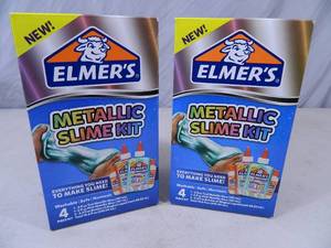 lot 55 image: 2 New Elmers Slime Kits