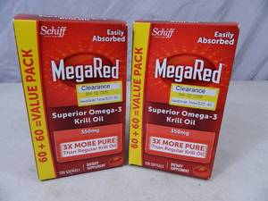 lot 59 image: 2 New Bottles of Mega Red