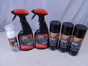 lot 123 image: New Weber Grilling Chemicals