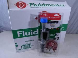 lot 131 image: Case of 5 Fluidmaster Toilet Fill Valve and Flapper