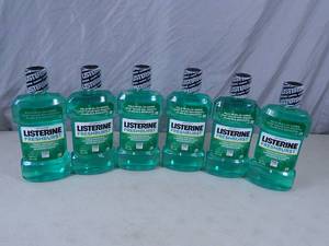 lot 140 image: 6 New Bottles of Listerine