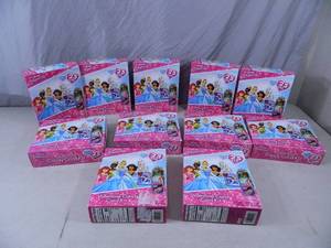 lot 143 image: 11 New Boxes of Disney Princess Cards and Lollipops