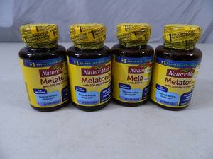 lot 145 image: 4 New Bottles of Melatonin